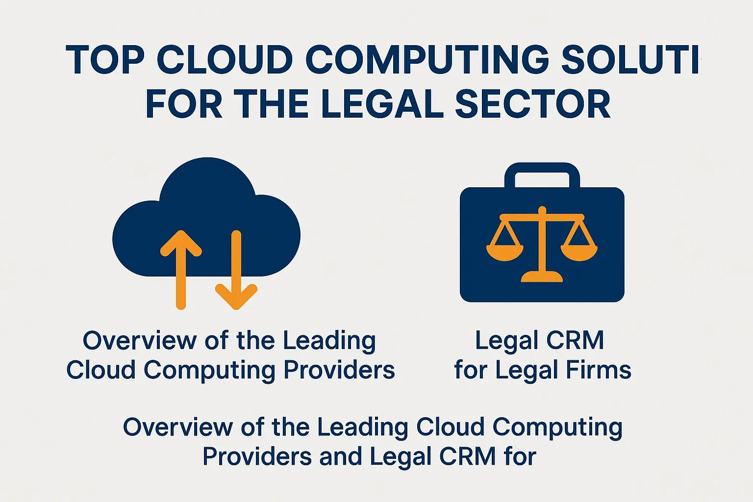 Top Cloud Computing Solutions for Law, Including AI