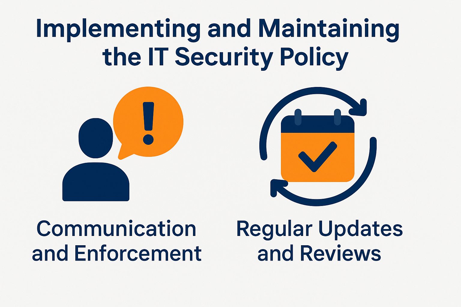 Implementing and Maintaining the IT Security Policy