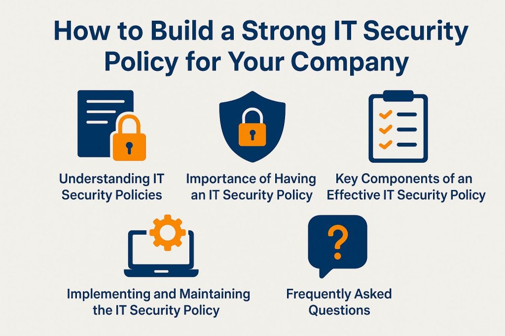 How to Build a Strong IT Security Policy for Your Company