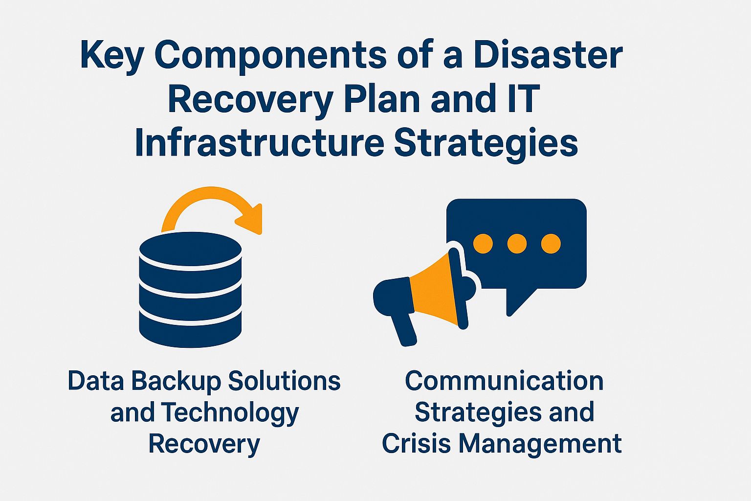 Key Components of a Disaster Recovery Plan and IT Infrastructure Strategies