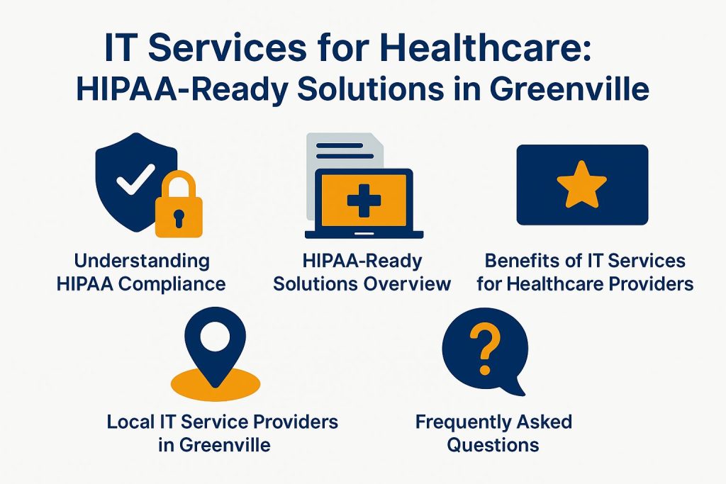 IT Services for Healthcare: HIPAA‑Ready Solutions in Greenville