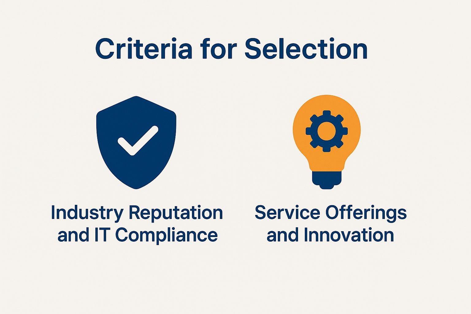 Criteria for Selection