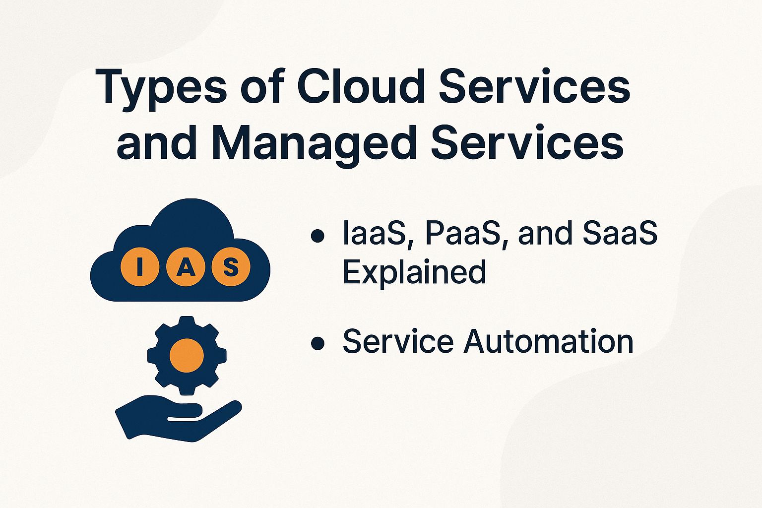 Types of Cloud Services and Managed Services